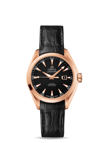 Omega Seamaster Aqua Terra 150M Co-Axial 34 Red Gold / Black